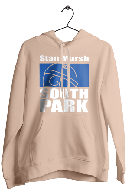 Men's hoodie with prints South Park Stan Marsh. Cartoon series, south park, stan, stan marsh. 2070702