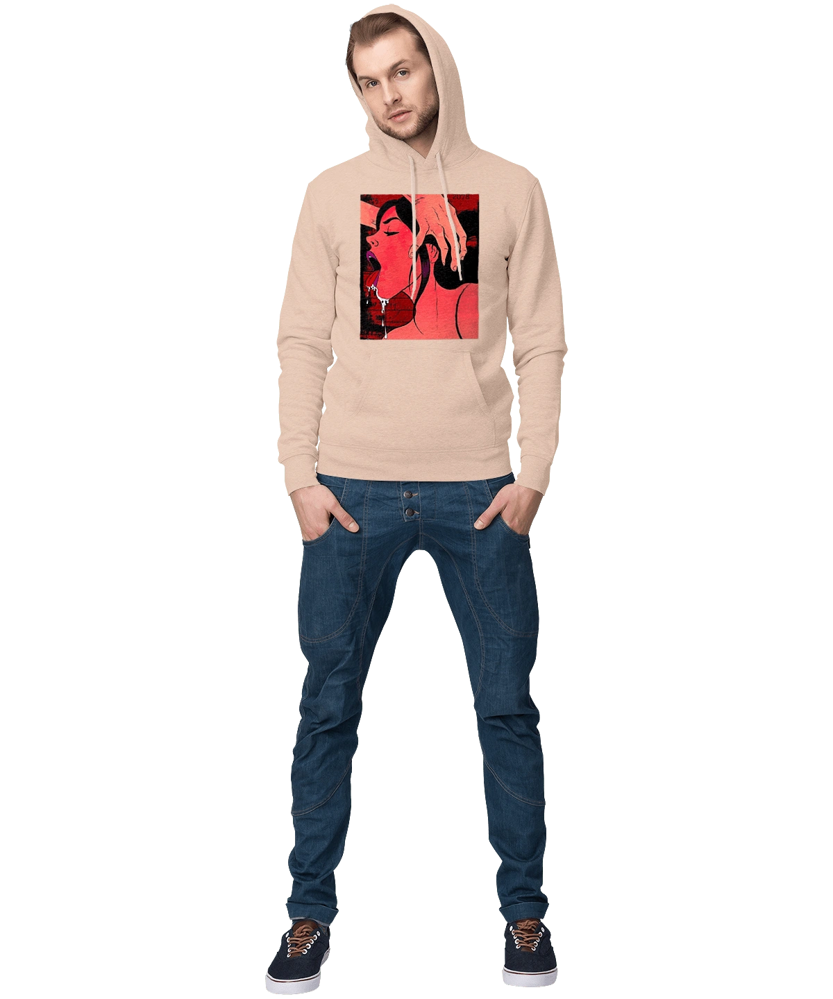 Дівчина Смокче Зі Слиною