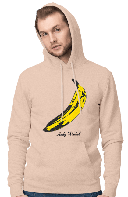 Men's hoodie with prints The Velvet Underground. Art pop, art rock, avant-garde, experimental rock, folk rock, group, music, rock, velvet underground. 2070702