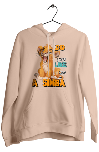 Мужское худи с принтом Король Лев Симба. Lion king, simba, животное, король, лев, мультик, мультфильм, симба. 2070702