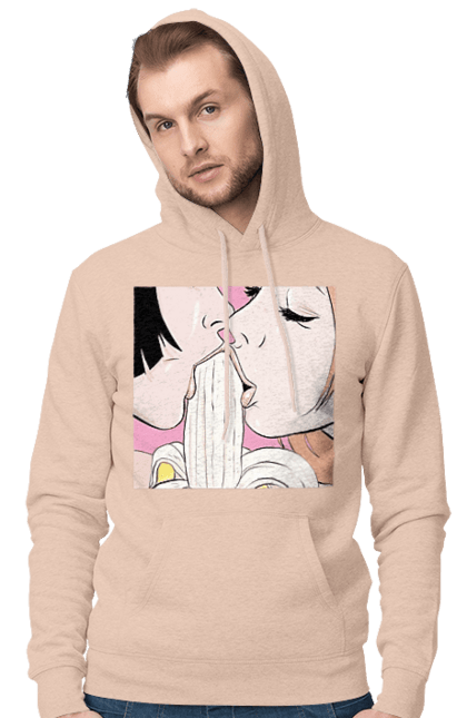 Чоловіче худі з принтом "Дівчата Їдять Банан". Лизати, смоктати. 2070702