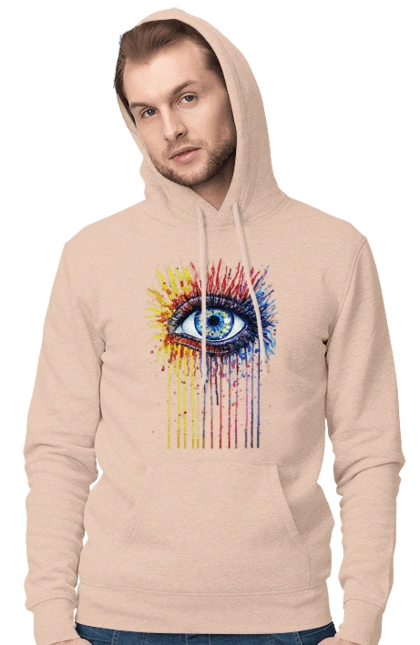 Colorful Flowing Eye