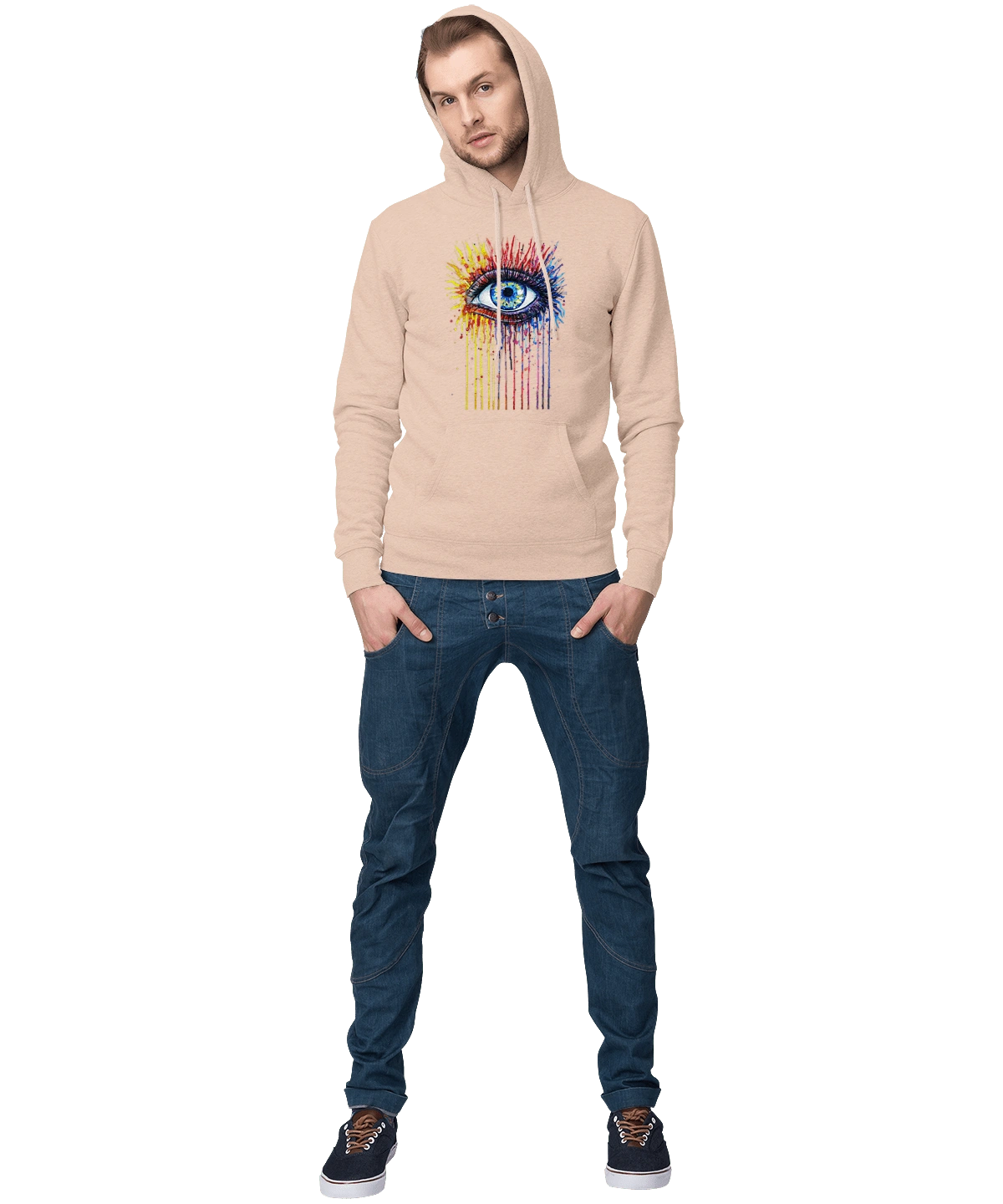 Colorful Flowing Eye