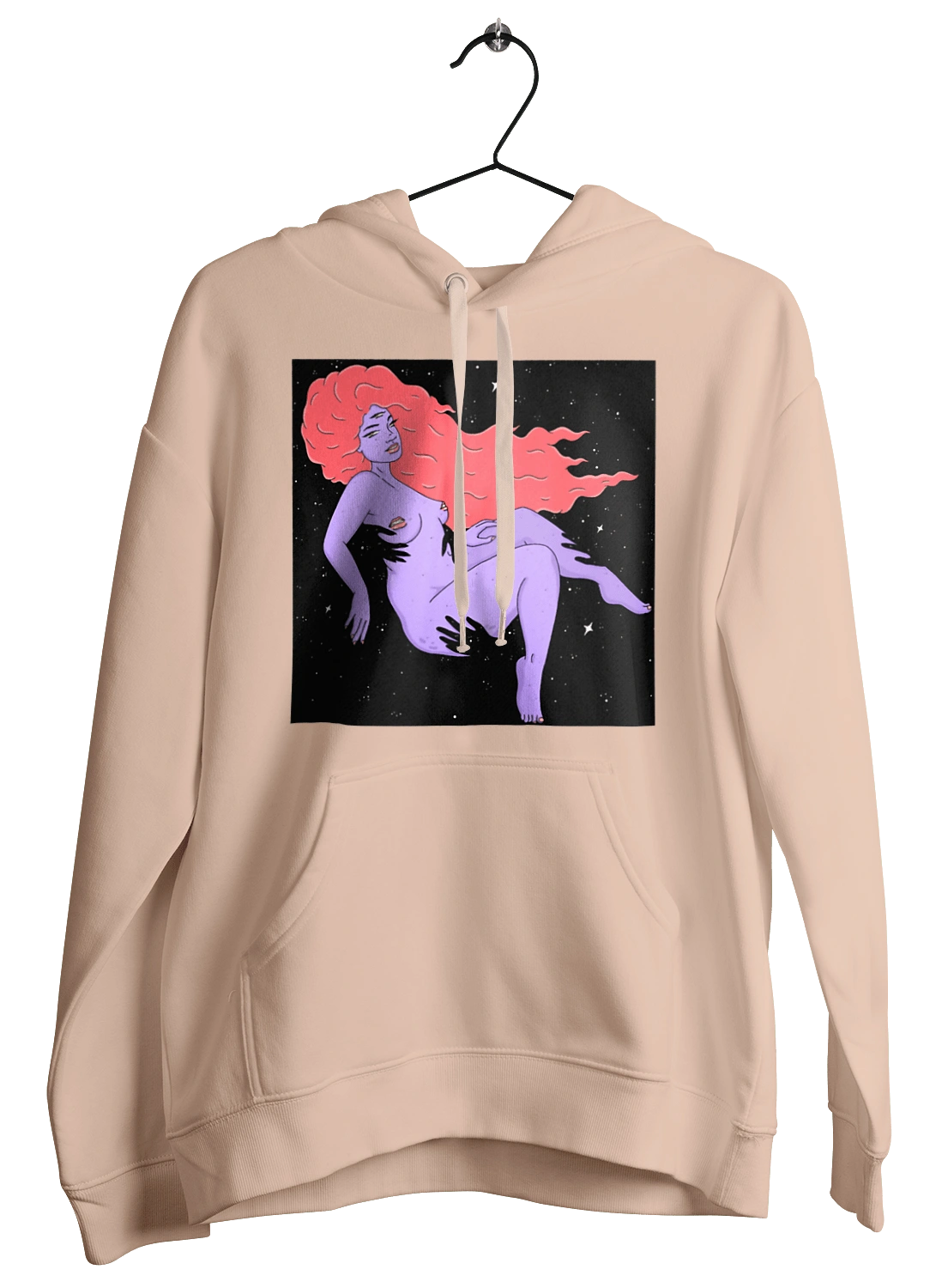 Фіолетова Дівчина В Чорній Дирі