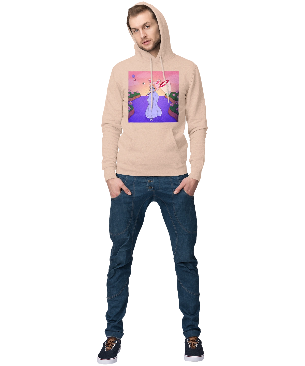 Фіолетова Дівчина На Полюванні