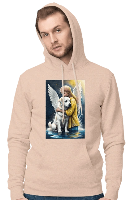 Девочка и собака ангел [память погибшим животным]