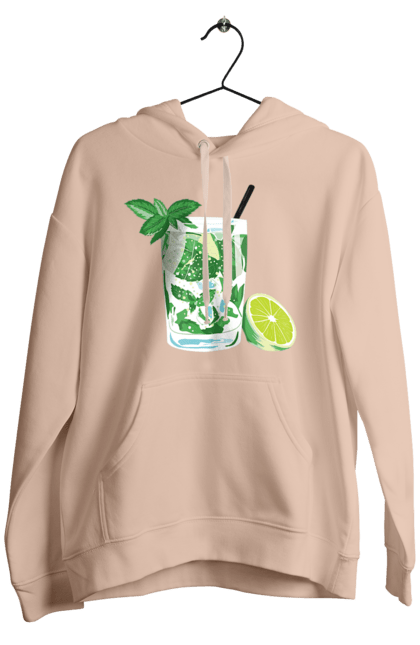 Чоловіче худі з принтом "Напій Мохіто І Лимон". Лимон, мохіто, напій. 2070702