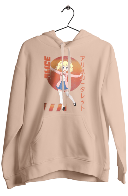 Men's hoodie with prints Kiniro Mosaic Alice Cartelet. Alice, alice cartelet, anime, gold mosaic, kiniro mosaic, kinmoza, manga. 2070702