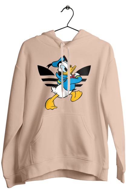 Чоловіче худі з принтом "Adidas Дональд Дак". Adidas, daisy duck, donald duck, адідас, дейзі дак, дональд дак, мультсеріал, мультфільм. 2070702