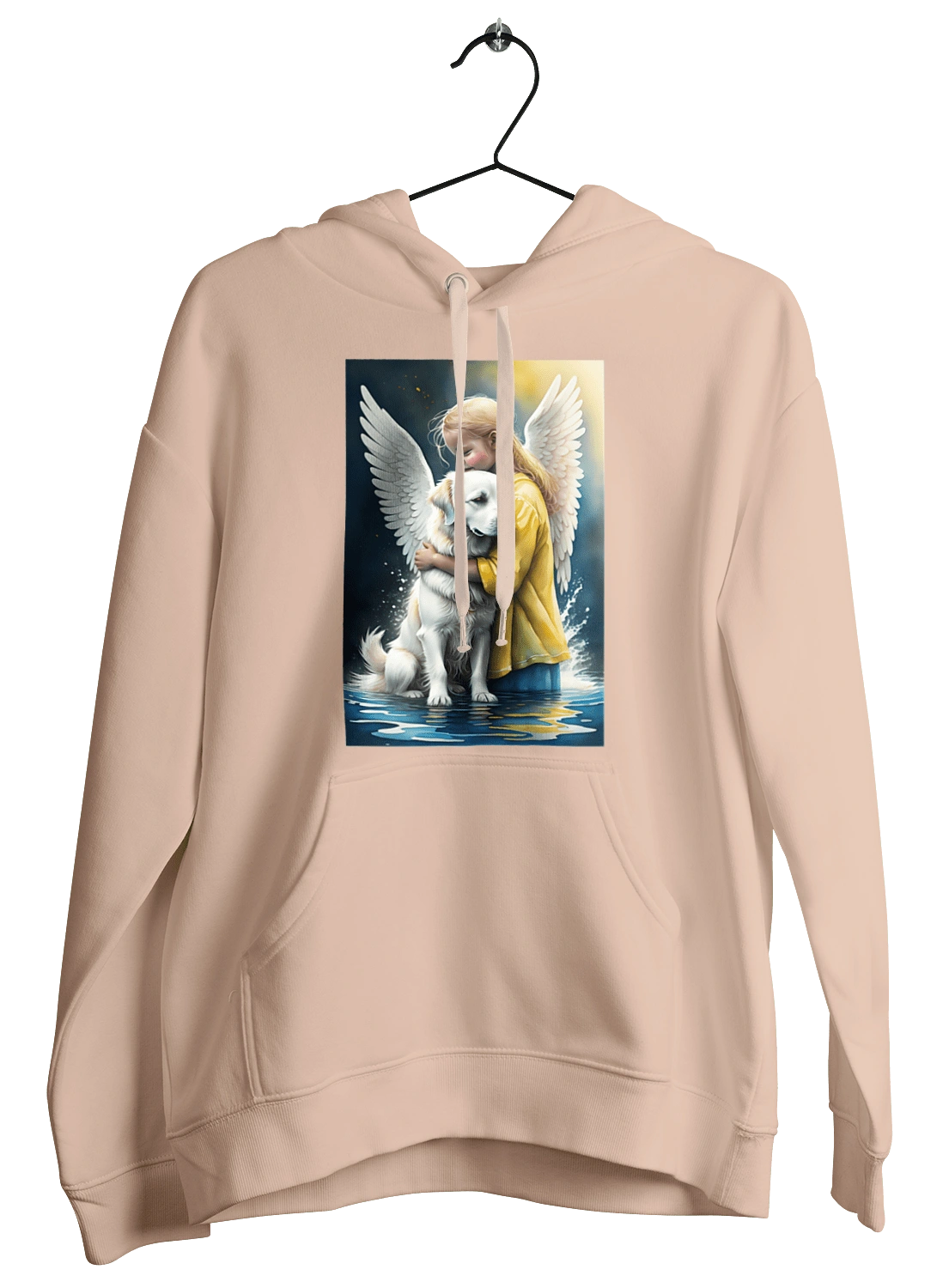 Девочка и собака ангел [память погибшим животным]