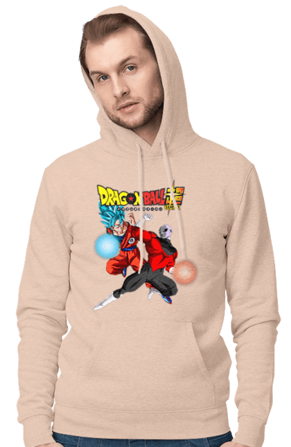 Men's hoodie with prints Dragon Ball Son Goku. Anime, dragon ball, goku, manga, son goku, tv series. 2070702