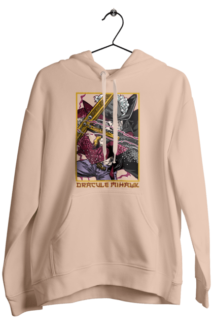 Men's hoodie with prints One Piece Dracule Mihawk. Anime, dracule mihawk, manga, mihawk, one piece, straw hat pirates. 2070702