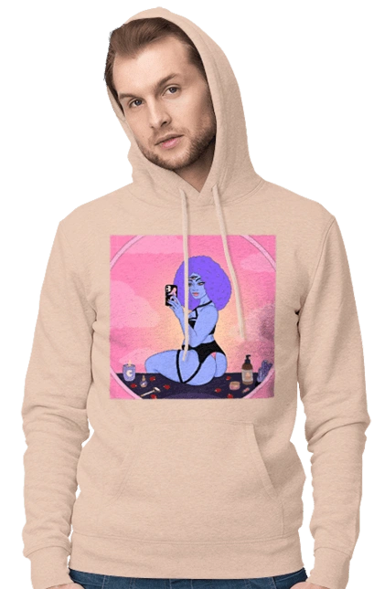 Фіолетова Дівчина Фото У Дзеркалі