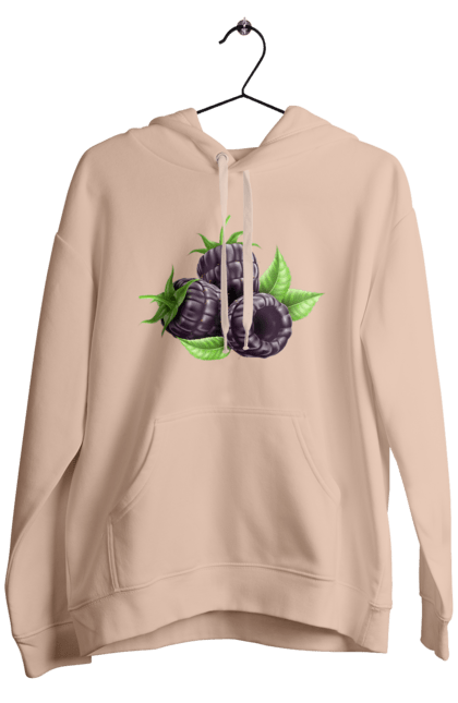 Чоловіче худі з принтом "Ожина". Ожина, ягода. 2070702