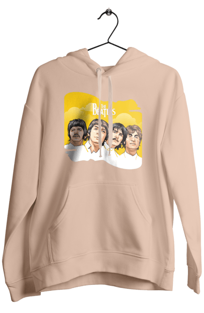 Men's hoodie with prints The Beatles. Beatles, george harrison, john lennon, liverpool four, music, paul mccartney, ringo starr. 2070702