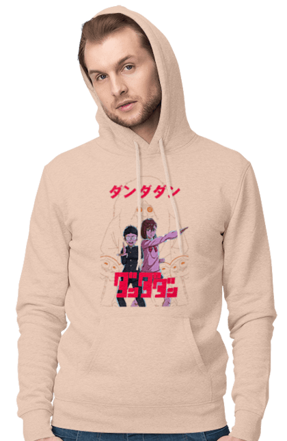 Men`s hoodie with prints Dandadan. Anime, ayase, dandadan, ken takakura, manga, momo ayase, okarun, takakura. 2070702