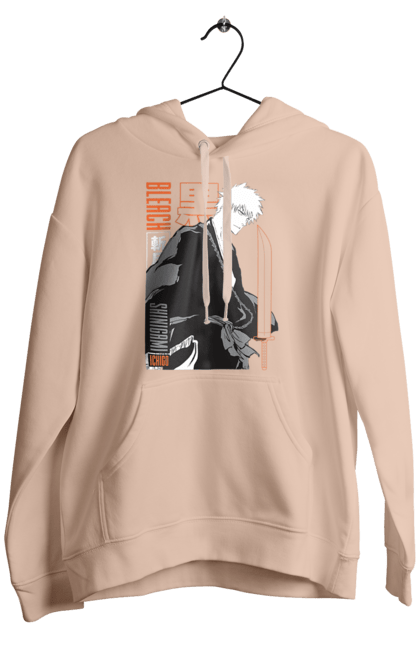 Мужское худи с принтом Блич Ичиго Куросаки. Anime, bleach, ichigo kurosaki, manga, аниме, блич, ичиго, ичиго куросаки, манга. 2070702