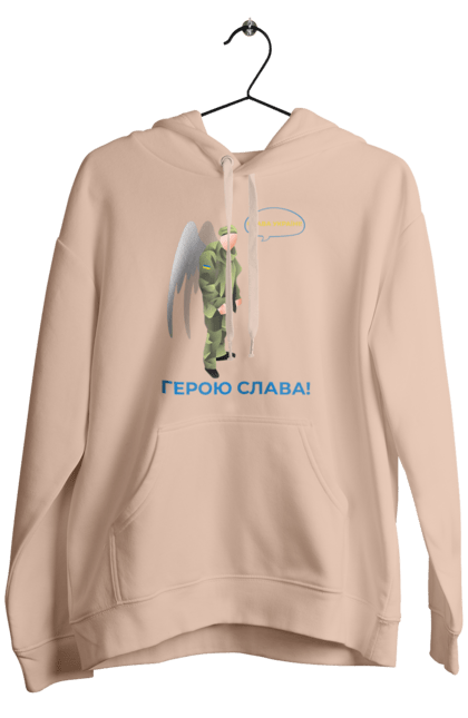 Men`s hoodie with prints Hero Glory. Glory to heroes, glory to ukraine, memory. 2070702