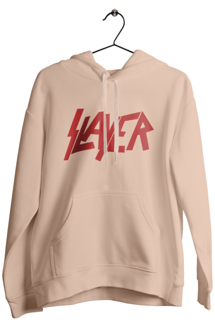 Men's hoodie with prints Slayer. Groove metal, group, metal band, music, nu metal, scull, slayer, speed metal, thrash metal. 2070702