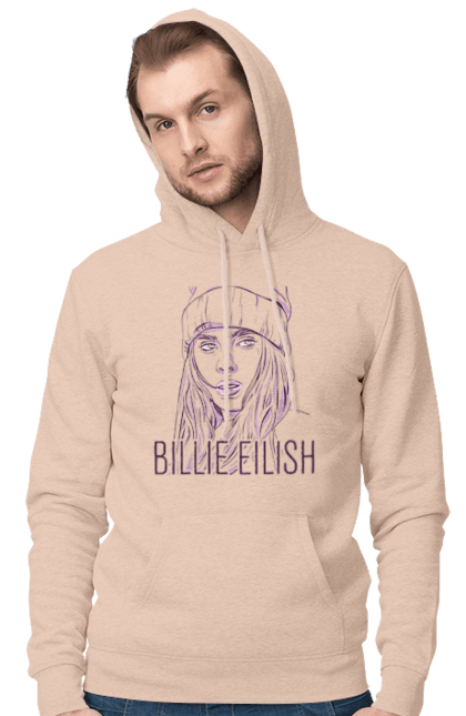 Чоловіче худі з принтом "Billie eilish4". Айліш біллі, біллі айліш, біллі айліш дизайн, біллі айліш футболка, графіка, крута, фан арт, фанат, футболка біллі айліш. 2070702