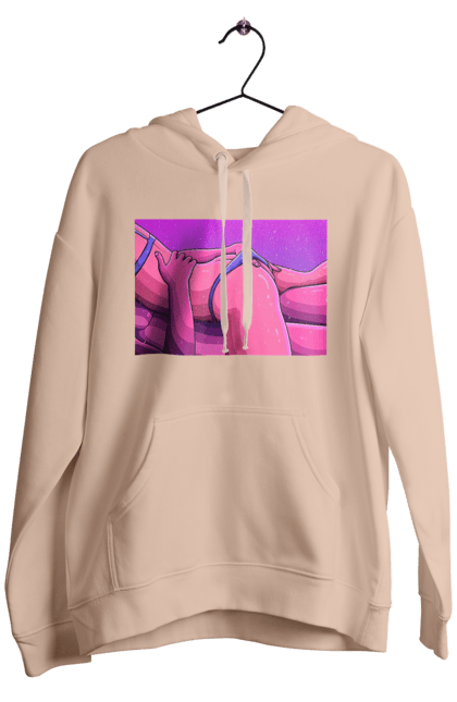 Чоловіче худі з принтом "Зняття Трусиків З Дівчини". Гола, тіла, труси. 2070702