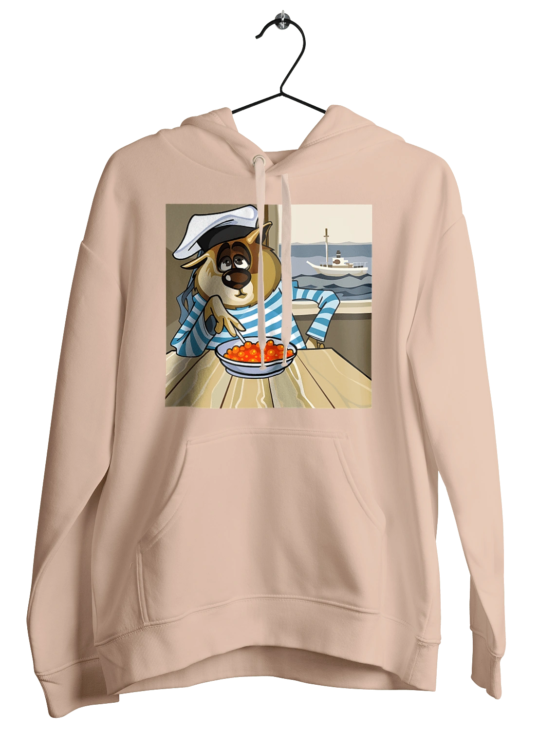 Cat Sailor, On The Ship Eats Red Caviar