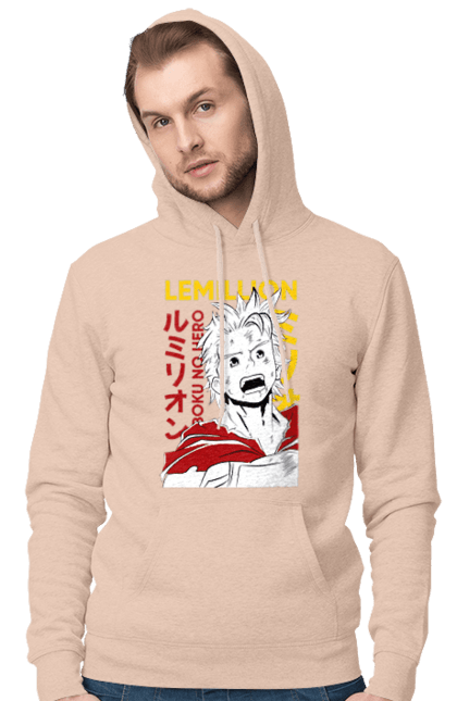 Чоловіче худі з принтом "Моя академія героїв Лемілліон". Lemillion, mirio togata, my hero academia, академія юей, аніме, лемілліон, манга, міріо тогата, моя геройська академія. 2070702