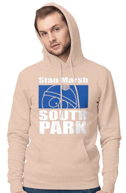 Men's hoodie with prints South Park Stan Marsh. Cartoon series, south park, stan, stan marsh. 2070702