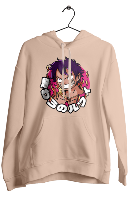 Men's hoodie with prints One Piece Luffy. Anime, luffy, manga, monkey de luffy, one piece, pirates. 2070702