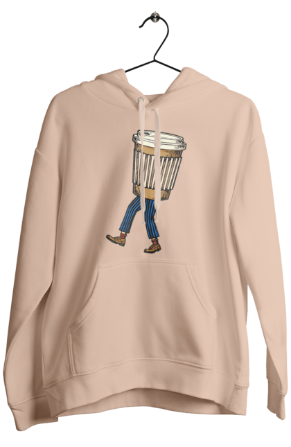 Чоловіче худі з принтом "Людина Кава". Кава. 2070702