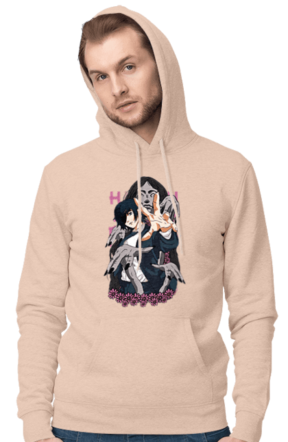 Men's hoodie with prints Chainsaw Man Himeno. Anime, chainsaw man, demon, himeno, manga, shonen. 2070702