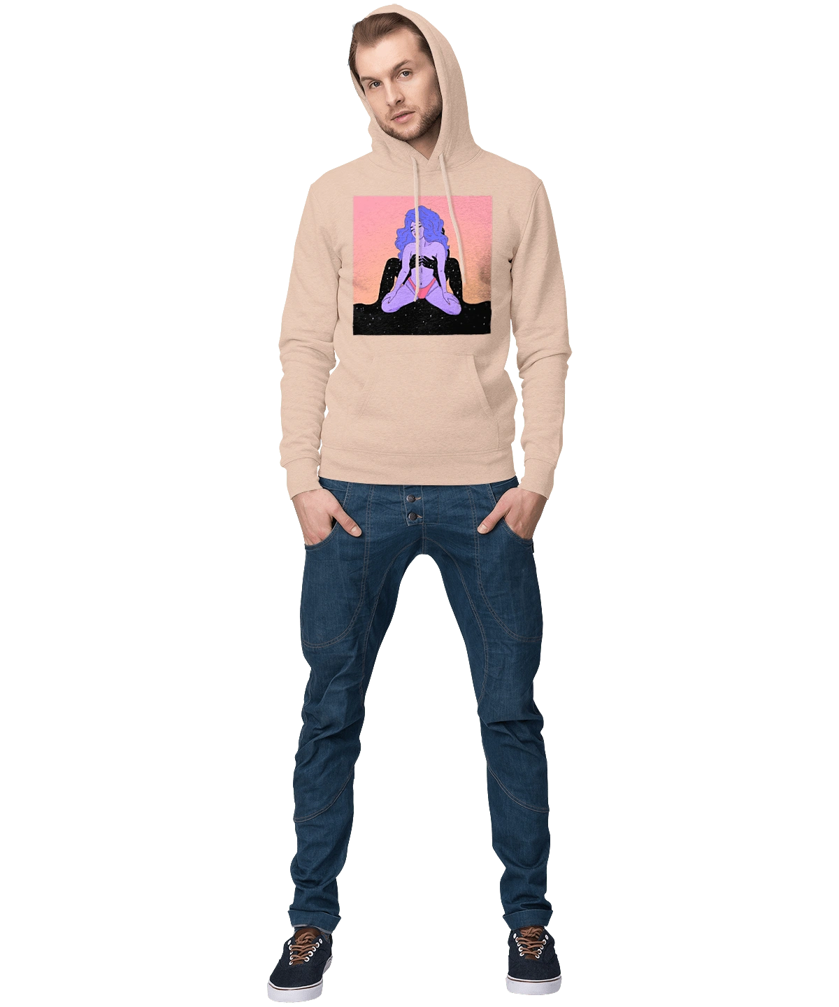 Фиолетовая Девушка В Трусиках