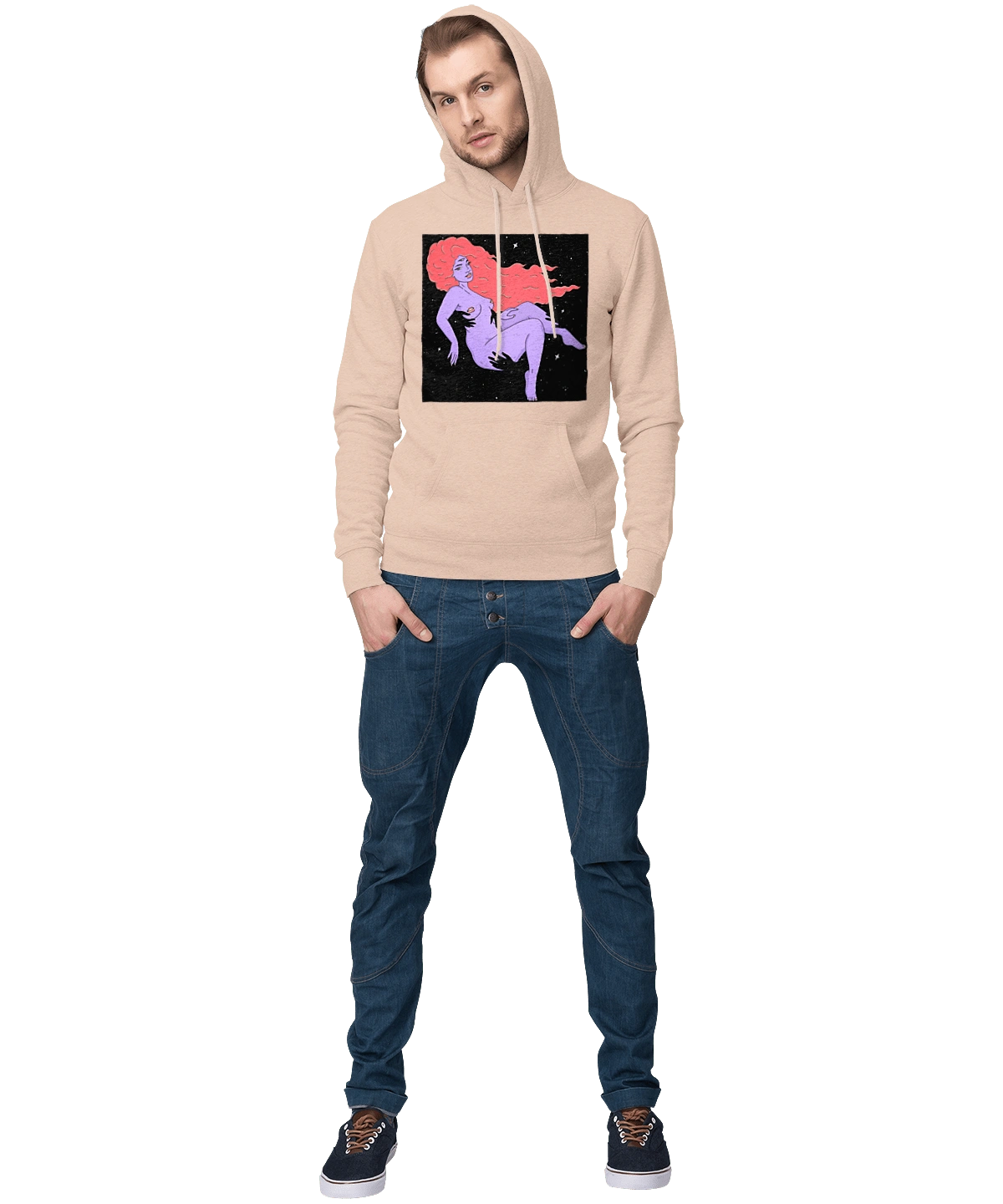 Фіолетова Дівчина В Чорній Дирі