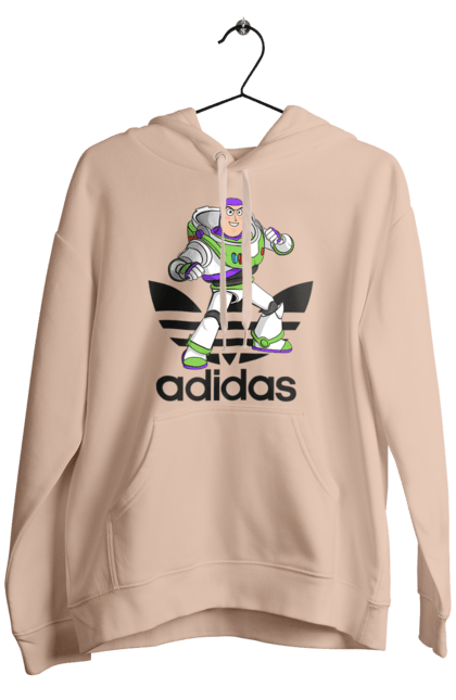 Чоловіче худі з принтом "Adidas Базз Лайтер". Adidas, buzz lightyear, toy story, адідас, базз лайтер, історія іграшок, мультфільм. 2070702