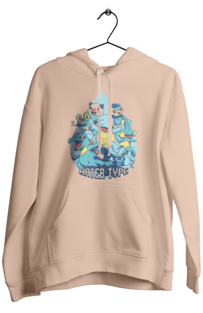 Men's hoodie with prints Pokemon Squirtle. Anime, games, nintendo, pokemon, pokemon go, squirtle. 2070702