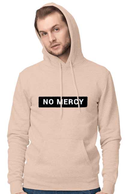 Чоловіче худі з принтом "No mercy". Mercy, no mercy, нет пощады. futbolka.stylus.ua