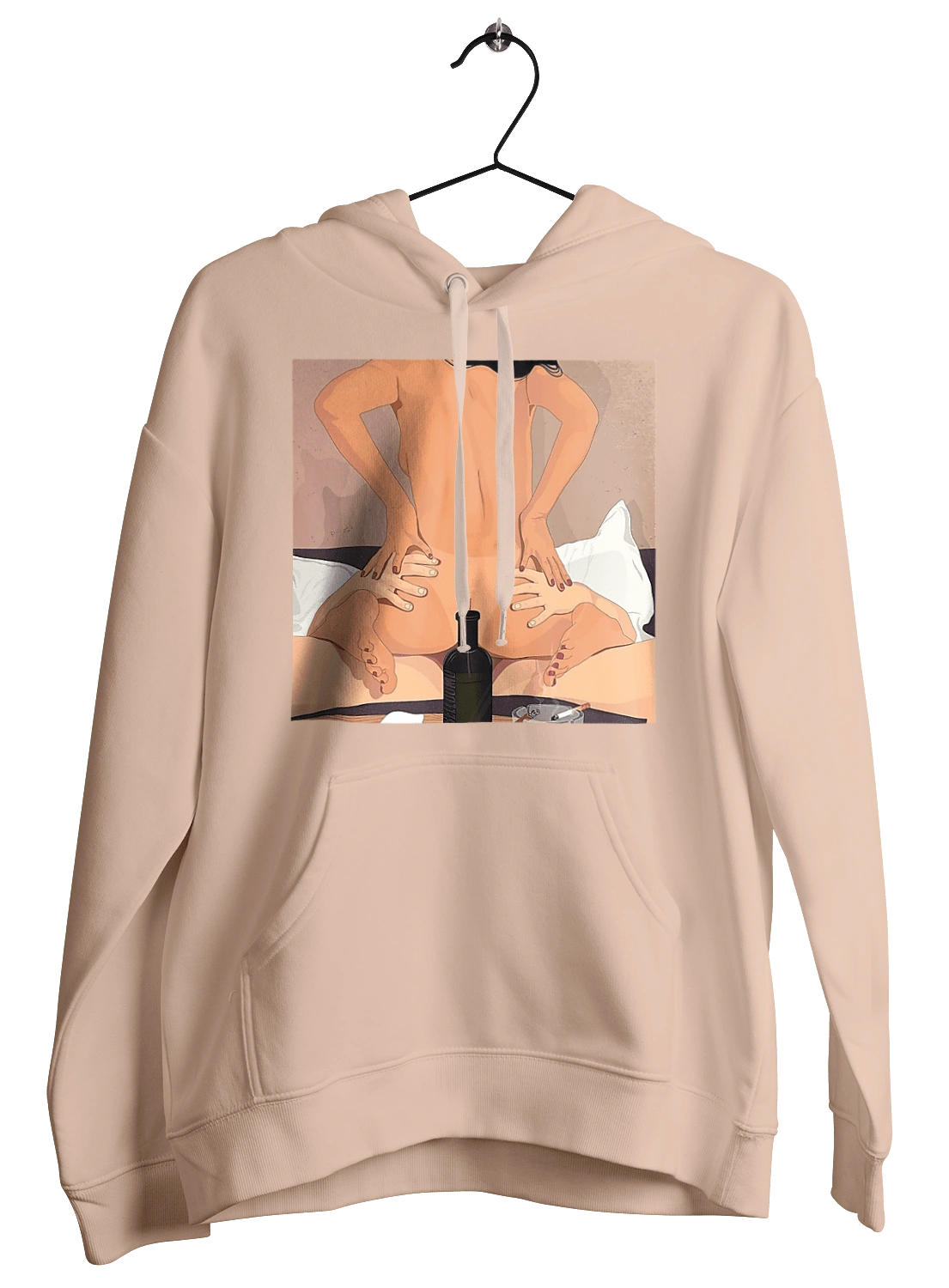 Гола Дівчина, Пляшка І Сигарети