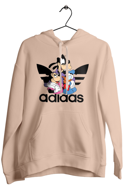 Чоловіче худі з принтом "Adidas Міккі Маус". Adidas, mickey mouse, адідас, дісней, міккі, міккі маус, мультфільм. 2070702