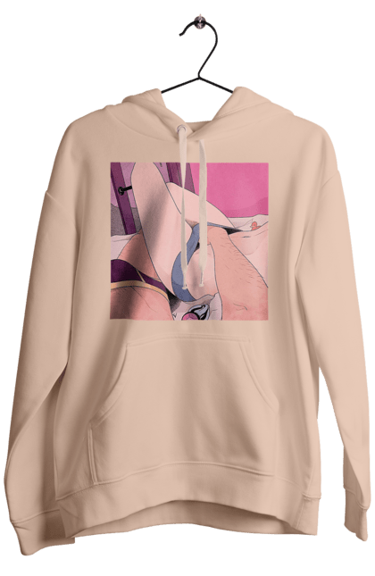 Чоловіче худі з принтом "Чоловіча Рука В Жіночих Трусиках". Гра, ліжко, труси. 2070702