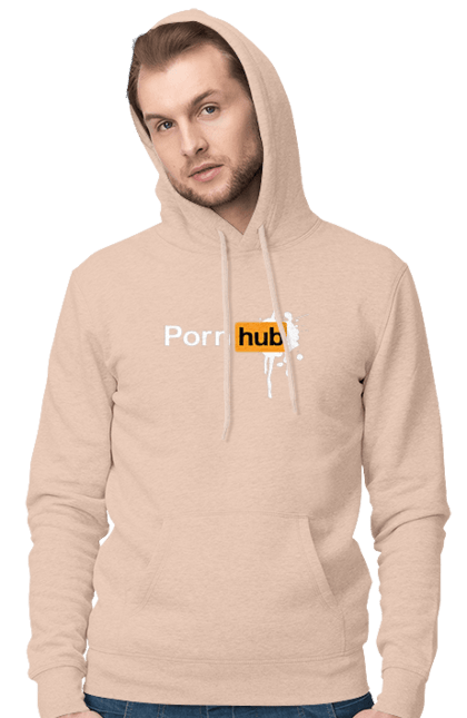 Чоловіче худі з принтом "Porn hub". Гумор, зсу хаб, порно хаб, порнохаб, приколы. 2070702