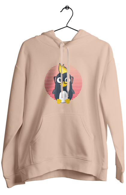 Чоловіче худі з принтом "Лінукс". Айті, айтішнік, девелопер, іт, программіст, розробник. 2070702