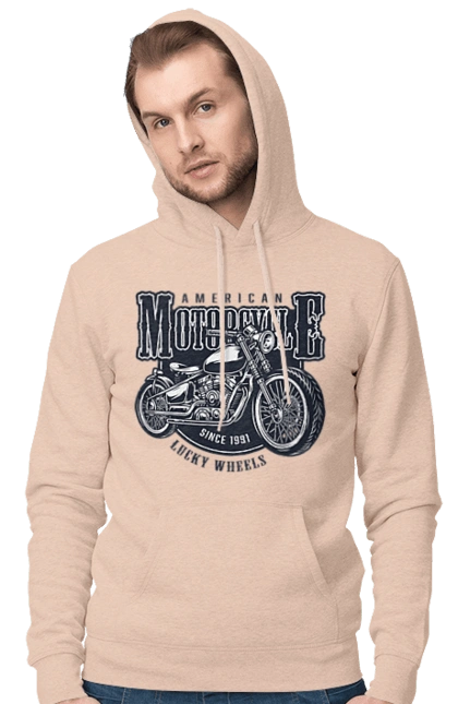 Крутой винтажный мотоцикл