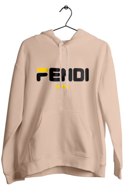 Мужское худи с принтом Fendi. Fendi, lvmh, бренд, дом моды, италия, люкс, мода, одежда, сумка, фенди. 2070702