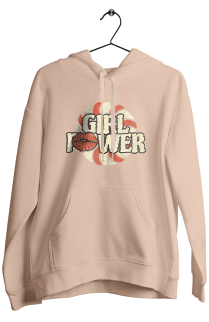 Мужское худи с принтом Girl Power. Girl power, девушки, девушки могут, женская сила, женщины, лозунг, независимость, сила, феминизм. 2070702