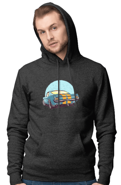 Чоловіче худі з принтом "Авто". Авто, герой, гроші, монстр, музика, новий, персонаж, робот, супер герой. 2070702