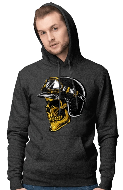 Череп в мотошоломі