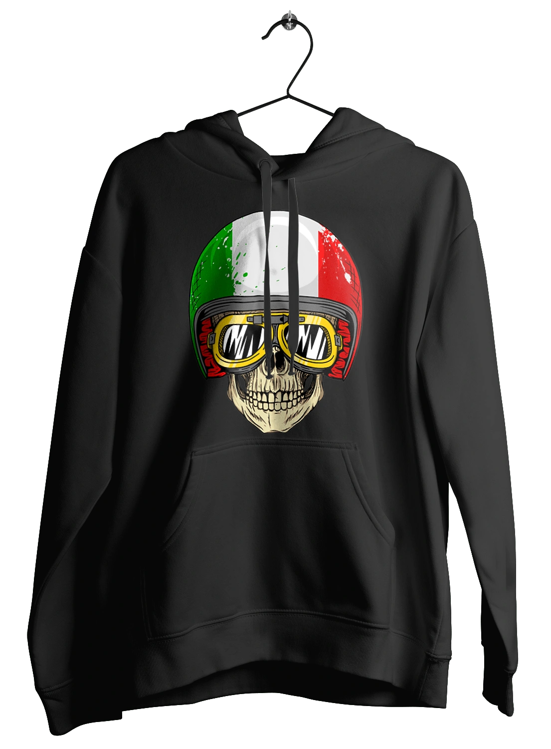 Череп в мотошоломі