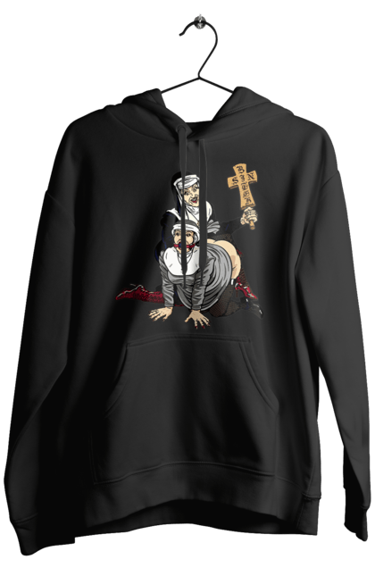 Чоловіче худі з принтом "Монашки БДСМ". Бдсм, крута, модна, молодіжна, плескає по дупі, рок, рольові ігри, черниці бдсм, черницю, черниця. 2070702