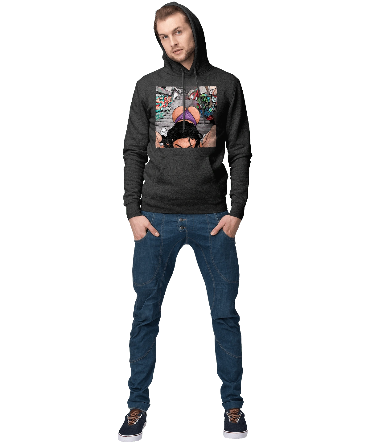 Girl On Her Knees In Front Of A Boy