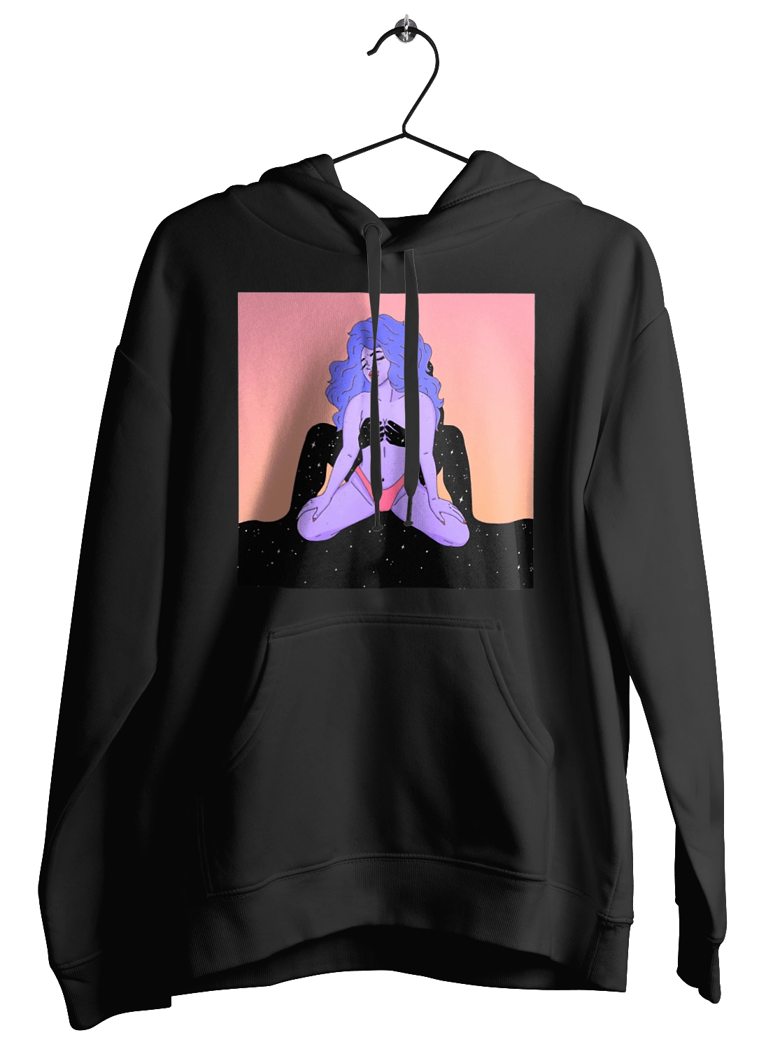 Фіолетова Дівчина В Трусиках